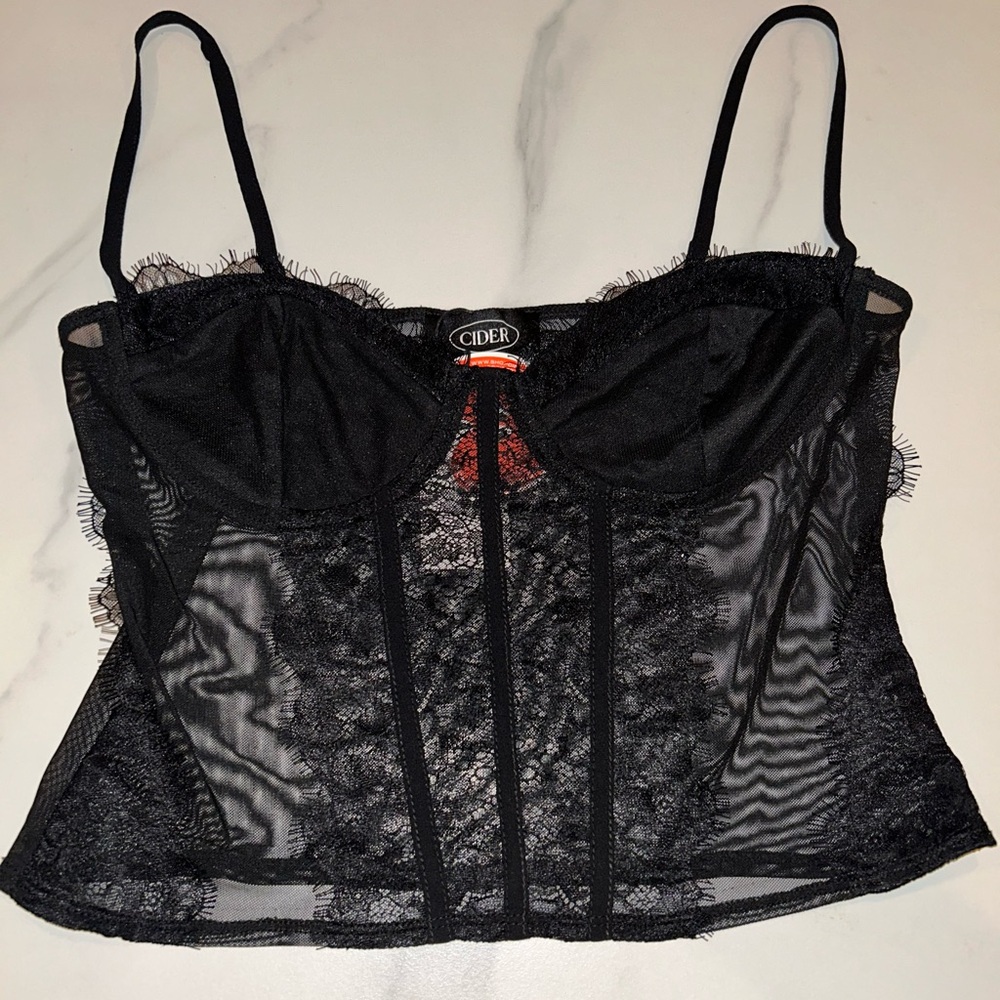CIDER MESH CORSET